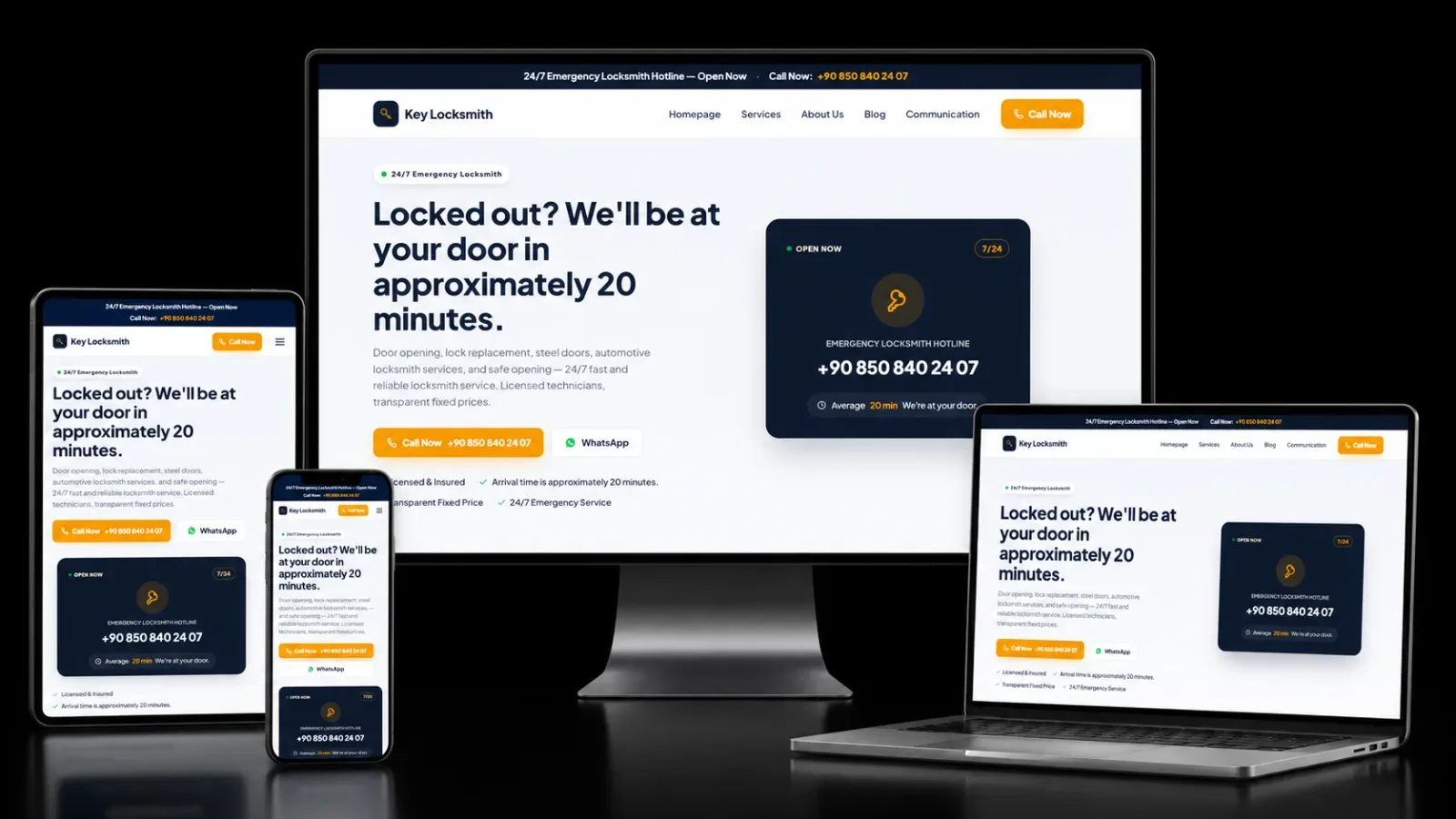 Locksmith Website Design