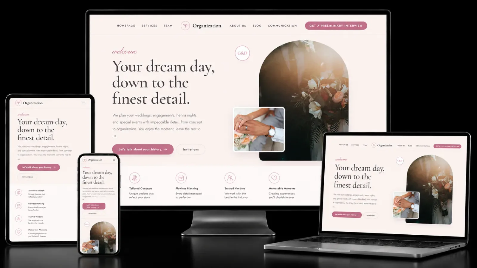 Event Organization Website