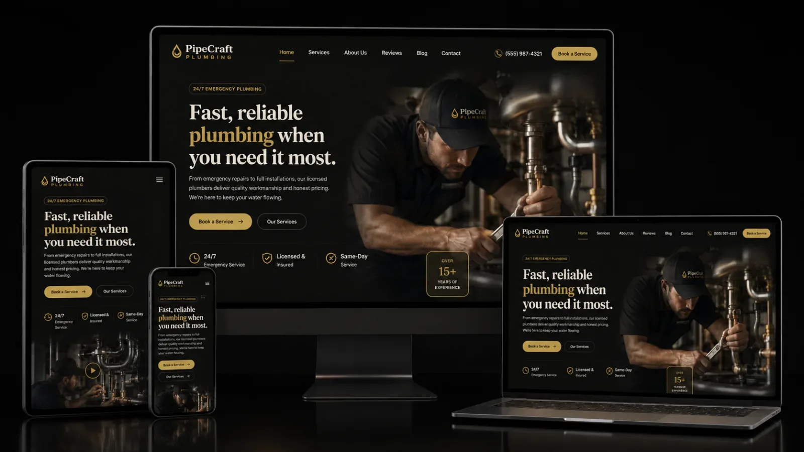 Plumber Website Design